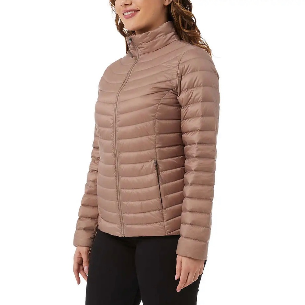 New 32 Degrees Ladies Taupe Down Jacket Large, XXL 2XL *Fast Shipping